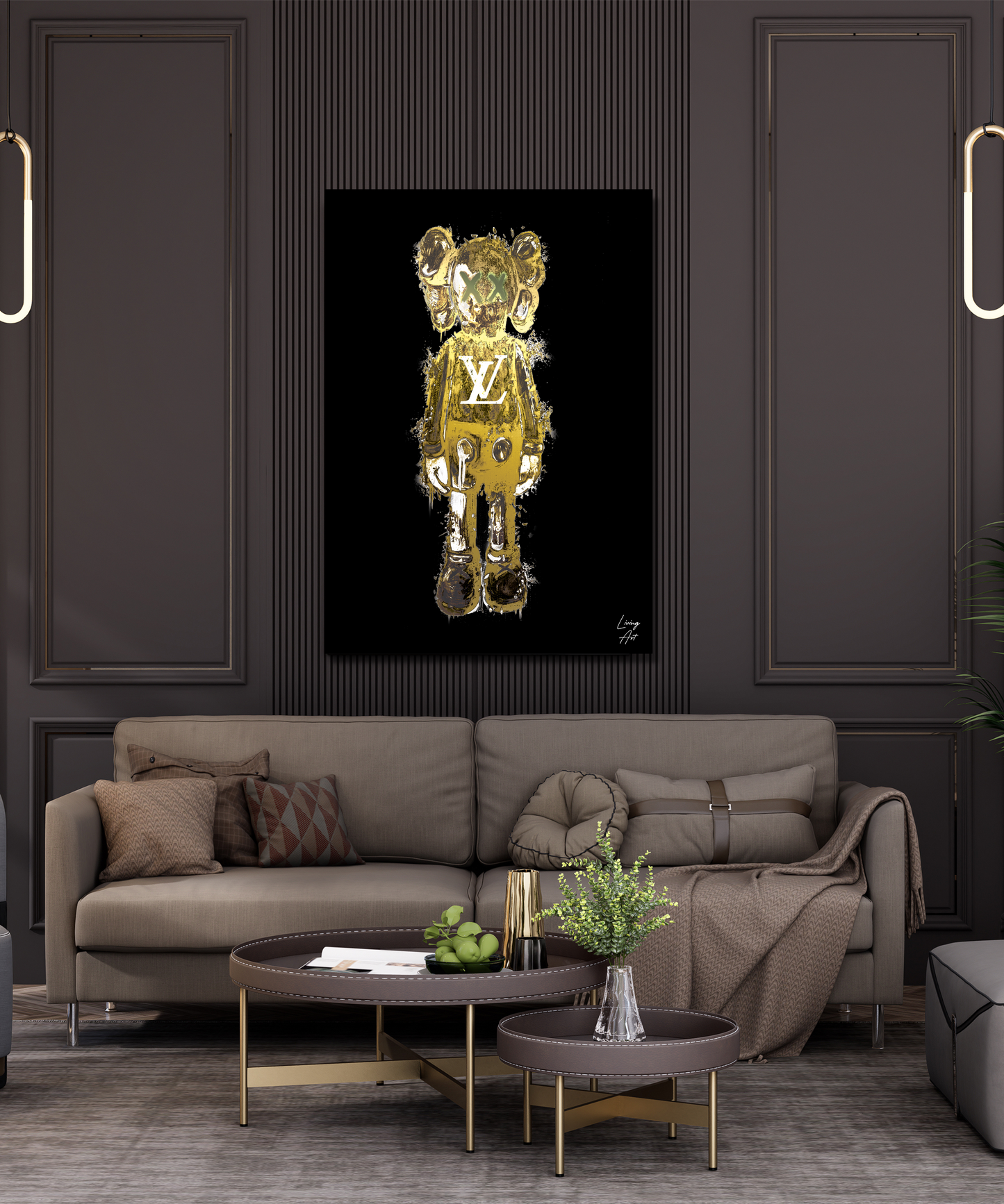 LV Brick Bear Gold