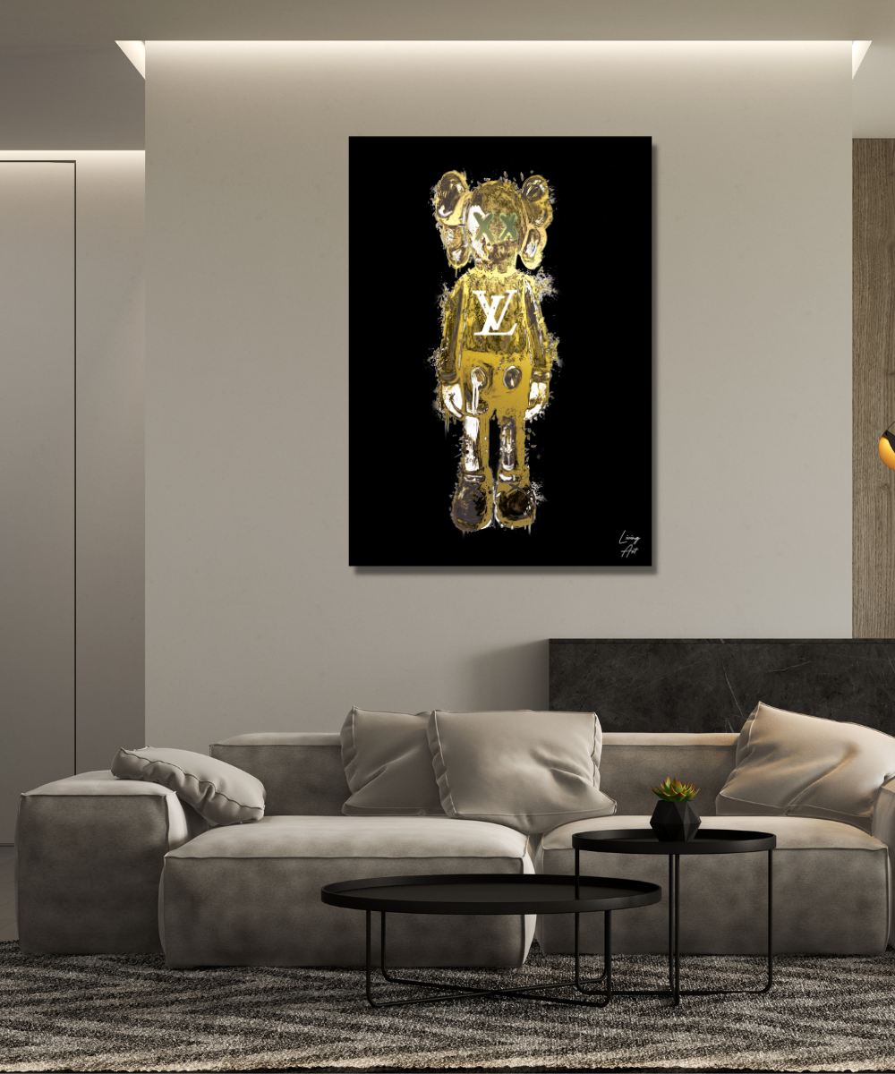 LV Brick Bear Gold
